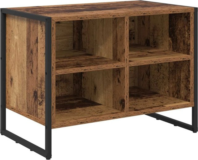 vidaXL Schuhschrank mit Speicher in Altholz-Optik, braun, B/T/H: 60 x 35 x 44 cm - Bild 1