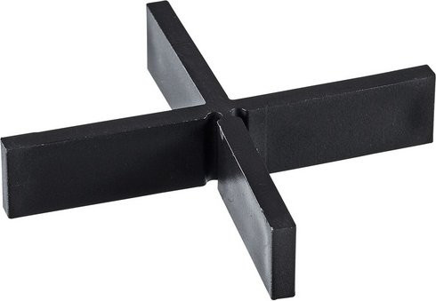 Mr. GARDENER Fugenkreuz aus Kunststoff in Schwarz mit 3 mm Fugenbreite - Bild 1