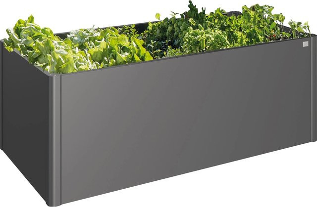 Biohort Hochbeet aus Metall in Dunkelgrau-Metallic, B/T/H: 201 x 77 x 102 cm - Bild 1