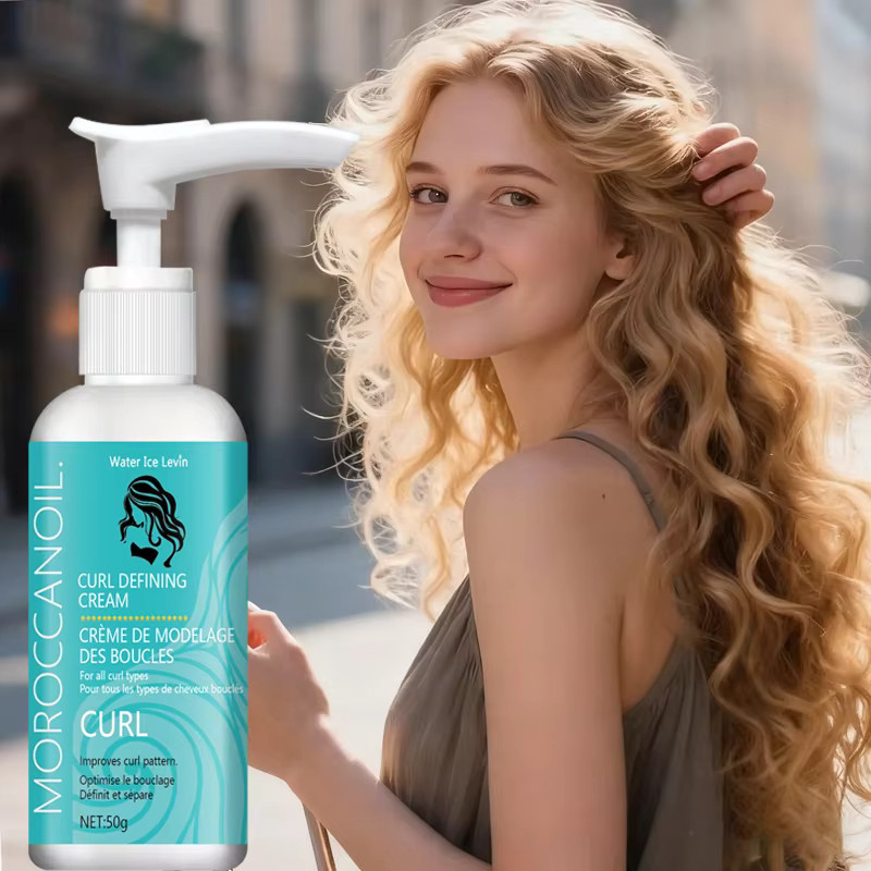 Water Ice Levin Locken definierende Creme mit Keratin und Biotin, Unisex - Bild 3