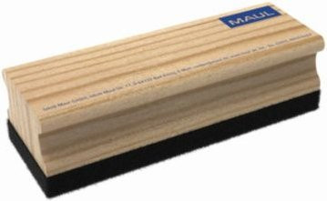 MAULforest Tafelwischer ergonomisch für Whiteboards, Filz und Massivholz in Braun/Schwarz - Bild 1