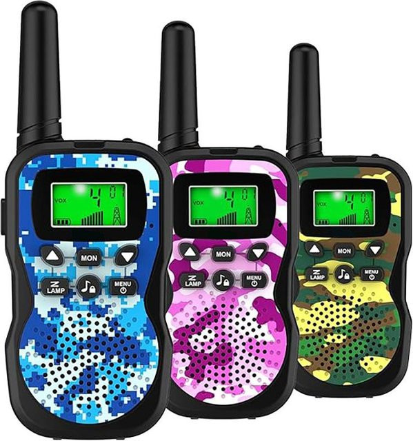 Market-6 Kinder-Walkie-Talkie, 3-teiliges Set, 3 km Reichweite - Bild 1