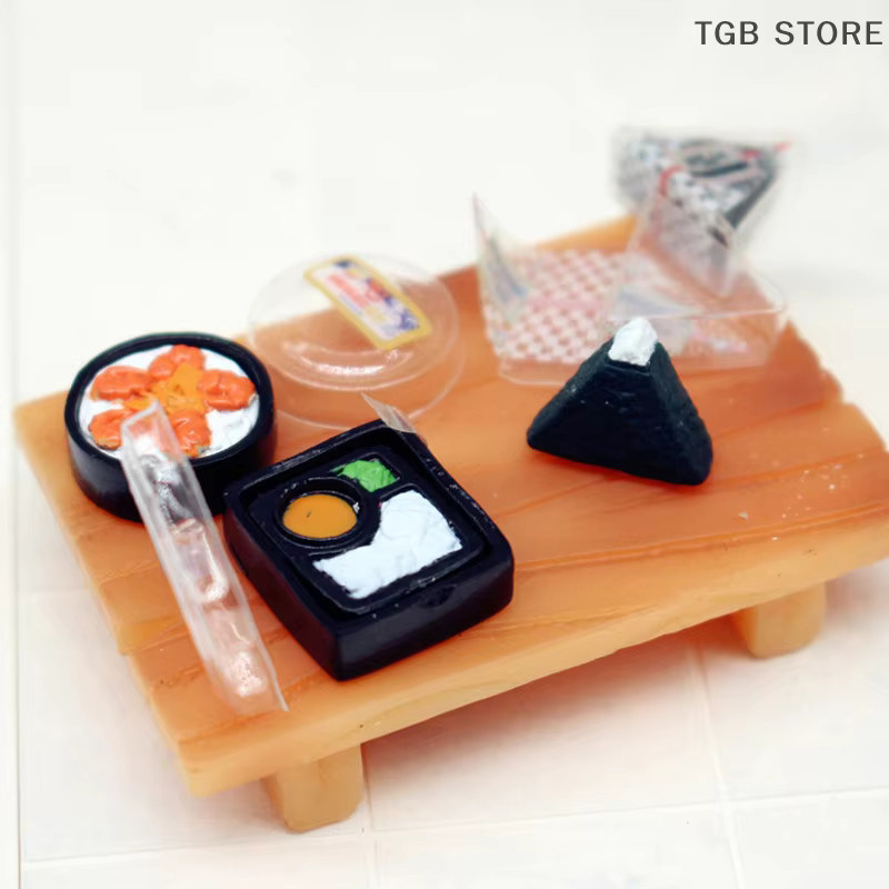 DIAPER&CORED Sushi Bento Modell, Puppenhaus Simulation Miniatur Lebensmittel, 2-teiliges Set - Bild 2