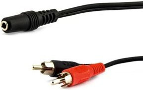 E+P Elektrik Stereo-Adapterkabel B132/02, Länge: 0,2 m - Bild 1