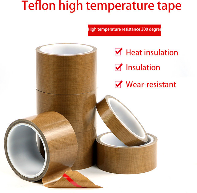 Hitzebeständiges PTFE Klebeband braun, 0,13 mm Dicke, bis 300 °C isolierend - Bild 1