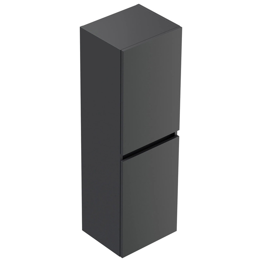 Posseik Badezimmer Hochschrank Limes Wandmontage mit SoftClose in Anthrazit, Höhe: 112,2 cm - Bild 2