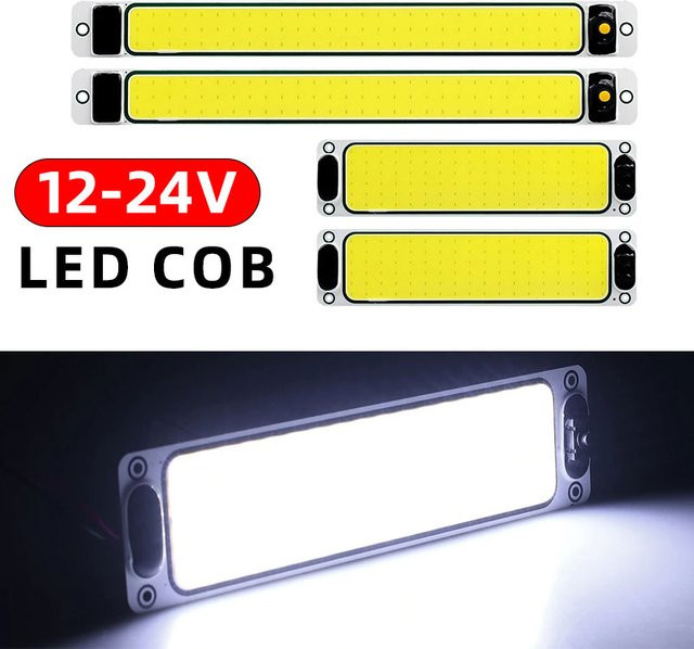 LED Neon Flex Auto-Leselicht in Weiß mit Ein/Aus-Schalter für 12-24V Fahrzeuge - Bild 1