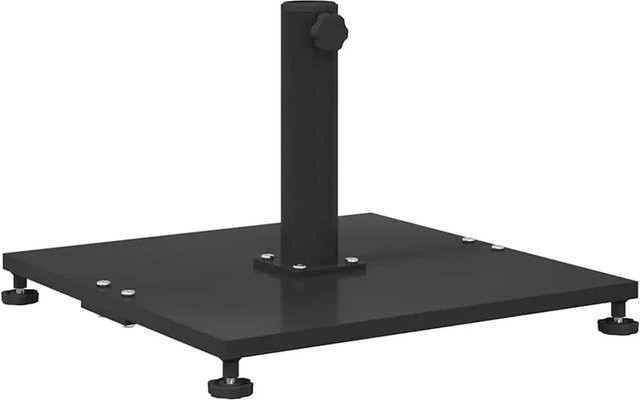 vidaXL Sonnenschirmständer aus Stahl in Schwarz B/T/H: 45 x 45 x 31 cm - Bild 1