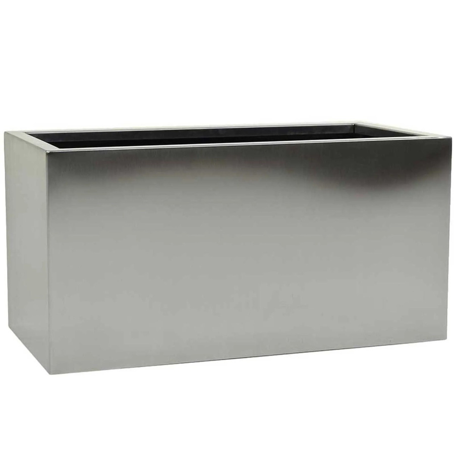Vivanno Pflanztrog Edelstahl Gebürstet Silber B/T/H: 60 x 30 x 30 cm - Bild 2