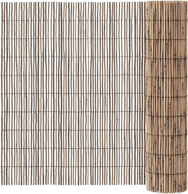 vidaXL Gartenzaun Schilf Natur in Braun, Höhe: 90 cm, Breite: 160 cm - Bild 1