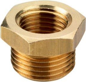 Metabo Reduzierstück aus Messing in Gold, 1/4 Zoll Innengewinde x 3/8 Zoll Außengewinde - Bild 1