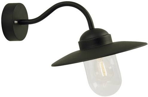 Nordlux Luxembourg Außenwandleuchte Schwarz aus Metall und Glas mit E27 Fassung - Bild 1