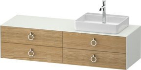 Duravit Waschtischunterschrank White Tulip in Weiß, Breite: 160 cm, Tiefe: 55 cm - Bild 1