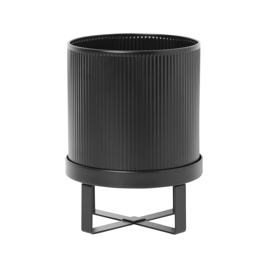 Ferm Living Bau Pflanzentopf klein Schwarz Ø 18 cm - Bild 1