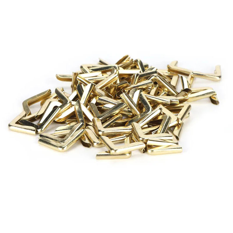 100 Stück OutsideWorld Eckschutz aus Aluminiumlegierung in Gold im Vintage-Design für Fotoalben und Notizbücher, 2,2 mm - Bild 6