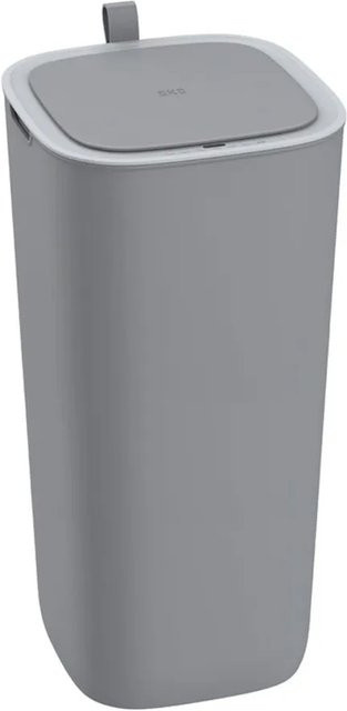 PROREGAL Moderner Quadratischer Abfalleimer mit Smart Sensor, Grau, H x B x T: 59 x 27 x 27 cm - Bild 1