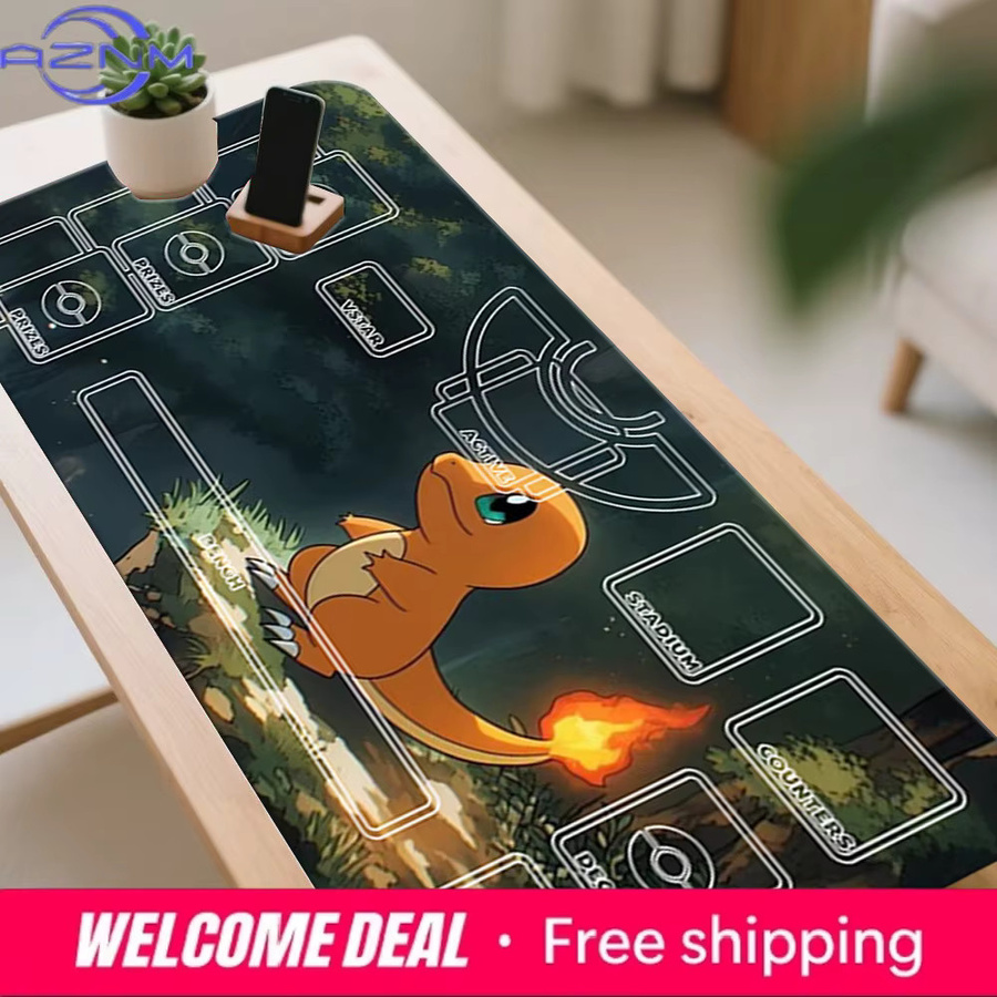 Potdemiel Pokémon Wald-Charmander Spielmatte, Zubehör, Bunt / Mehrfarbig - Bild 5