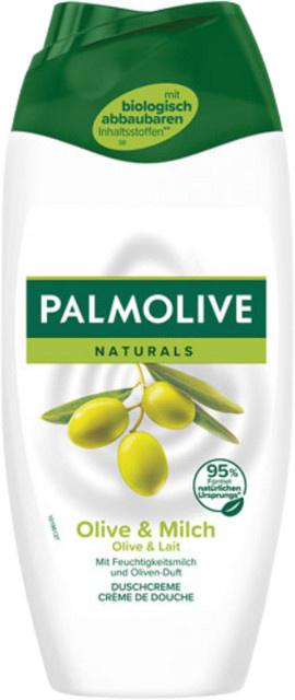 Palmolive Naturals Olive & Milch Duschcreme, 250 ml - Bild 1