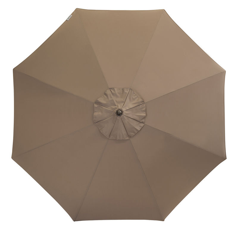 Doppler Sonnenschirm Alu Wood Ultra 350, beige, Durchmesser: 350 cm, Höhe: 264 cm - Bild 3