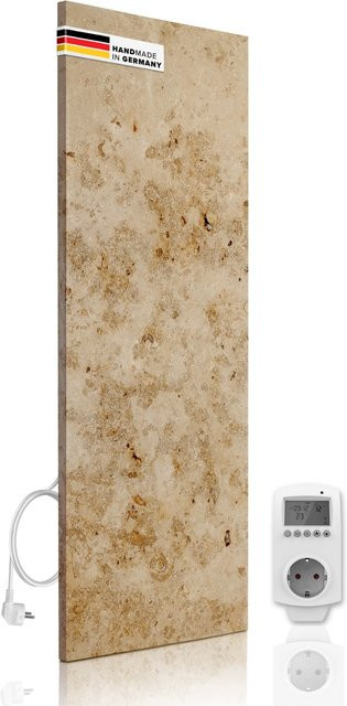 Marwona Infrarotheizung Lymonit Marmor in Beige mit 800 Watt und WIFI Smart Home Thermostat - Bild 1