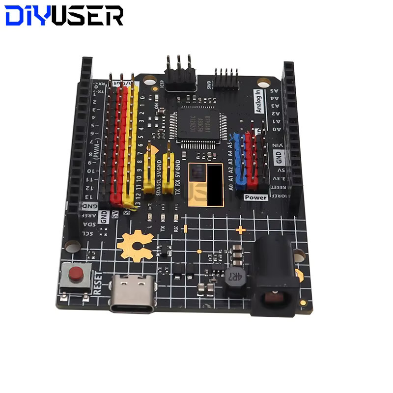 DIYUSER UNO R4 Minima Typ-C USB ESP32-S3 WIFI Edition Entwicklungsboard in Schwarz - Bild 3