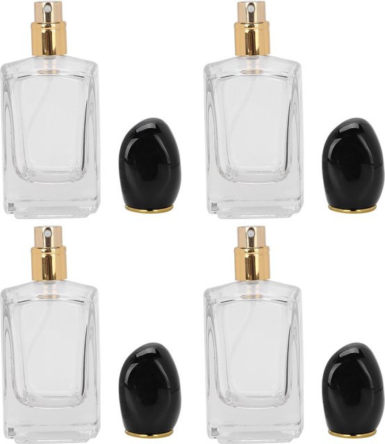 GoolRC Parfümflasche Glas, 50 ml, 4 Stück, Schwarz - Bild 1