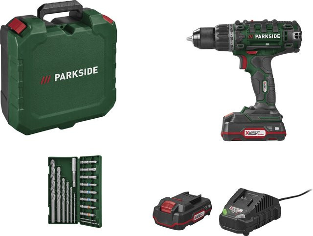 Parkside 20 V Akku-Bohrschrauber PABS 20-Li G8 inklusive Akku und Ladegerät - Bild 1