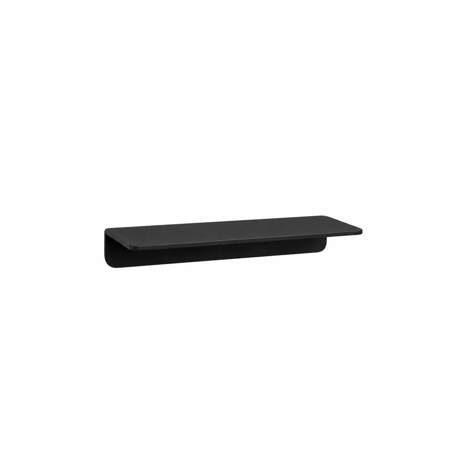 Radius Design Wandablage aus Metall in Schwarz Matt, Breite: 30 cm - Bild 2
