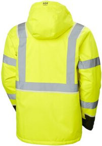 Helly Hansen Warn-Winterjacke in Gelb, Größe L, nach EN ISO 20471 Klasse 3 - Bild 1