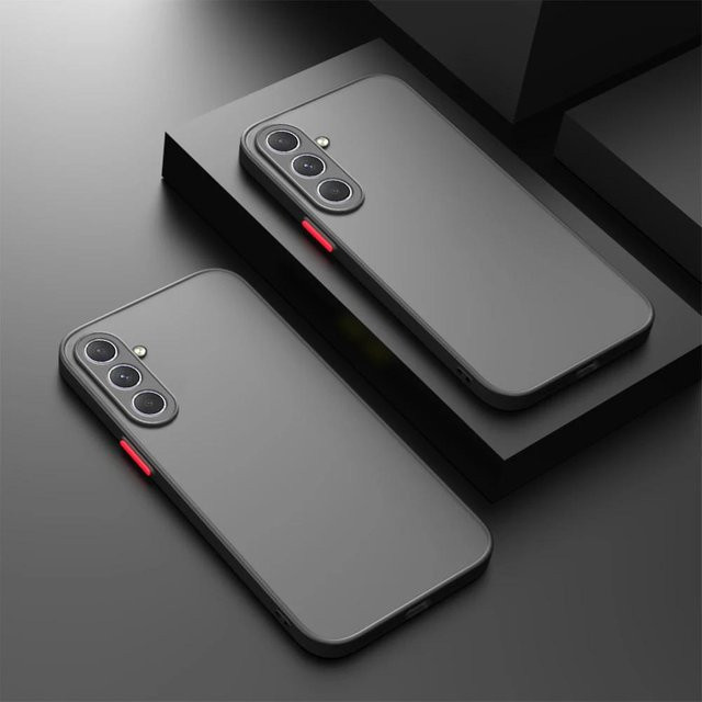 2 in 1 stoßfeste Schutzhülle für Samsung Galaxy S24 Ultra S23 S22 S21 S20 und A-Serie in Schwarz - Bild 1