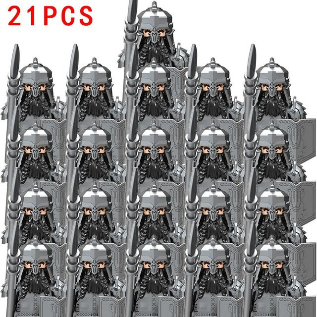 LEGO Herr der Ringe Ork-Kommandant, Halbork-Soldat, Modellbausteine, ab 14 Jahren - Bild 1