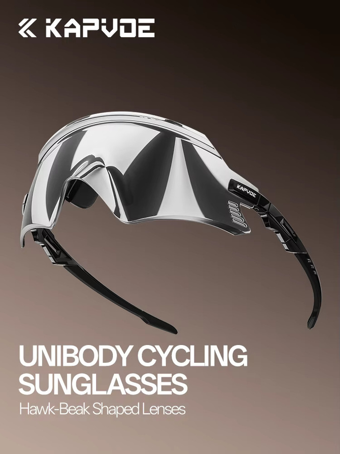 KAPVOE Sportsonnenbrille, Unisex, Vollrand, Photochrome - Bild 5