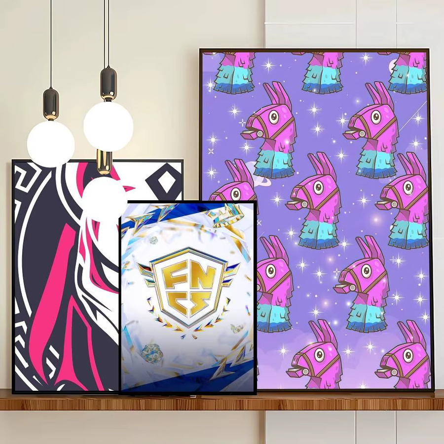 Fortnite Leinwanddruck Poster für dein Zuhause oder Büro, Mehrfarbig, Breite: 21,0 cm, Höhe: 30,0 cm - Bild 4