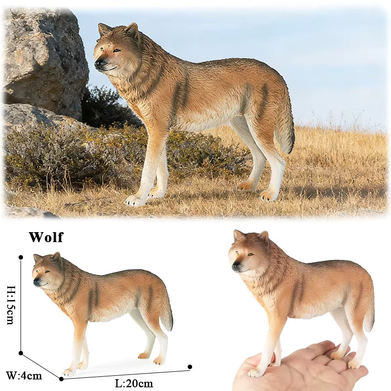 Oenux Wilde Tierfiguren Wolf Modelle, Actionfiguren, großformatig - Bild 2