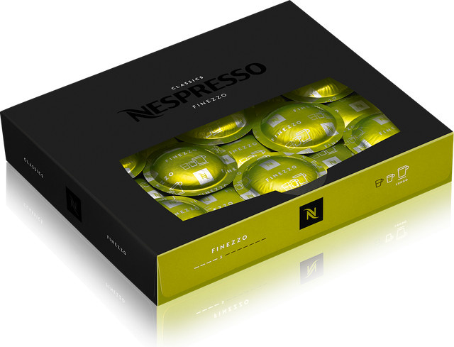 Nespresso Finezzo, helle Röstung, Arabica-Robusta-Mischung, Kapseln, 50 Stück - Bild 1