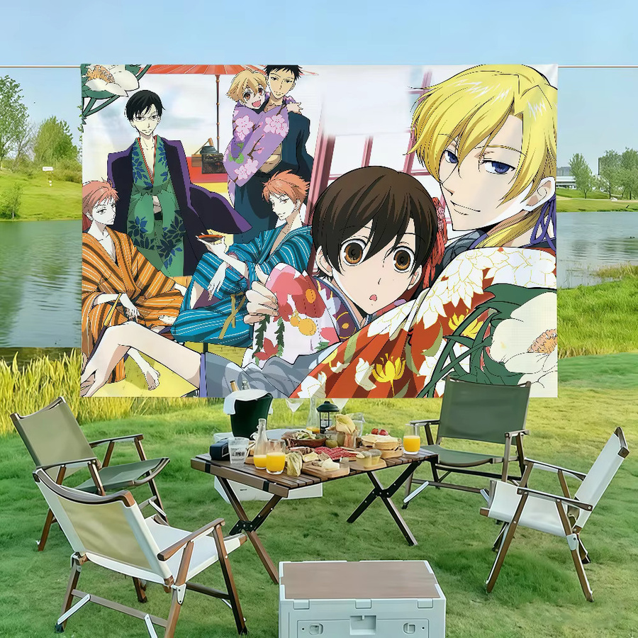 Anime Ouran High School Host Club Wandbanner Dekoration, Mehrfarbig, B/H: 60 x 40 cm - Bild 4