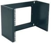 Digitus Wandmontage Patch-Halter 19 Zoll, 4 HE, Schwarz (RAL 9005), B: 505 cm, H: 195 cm, T: 250 cm - Bild 2
