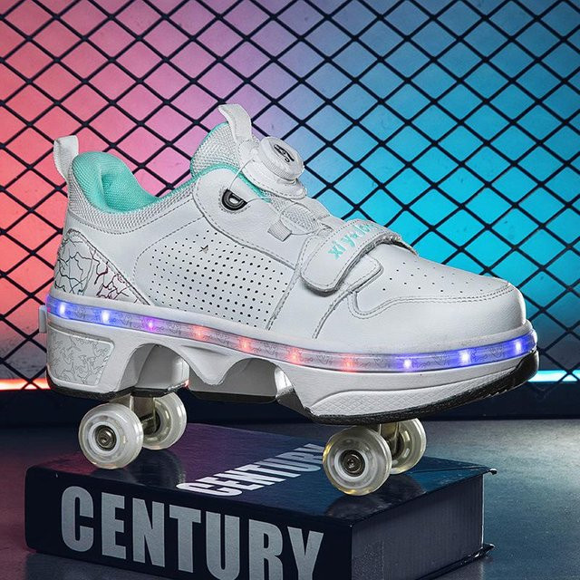 Flylo Weglaufende Schuhe Rollschuhe für Kinder 6 bis 15 Jahre - Bild 1