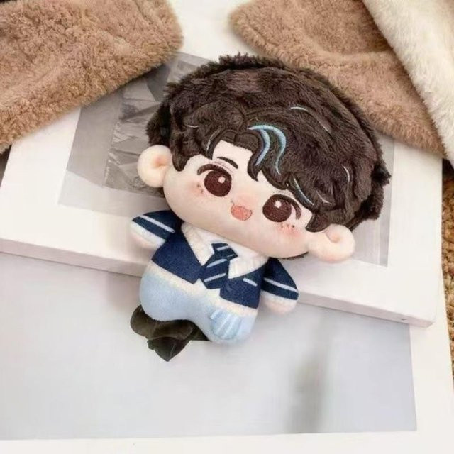 Yun Yi CP Chibi Baumwollpuppe mit Schuluniform Outfits, Schlüsselanhänger, 10cm - Bild 1