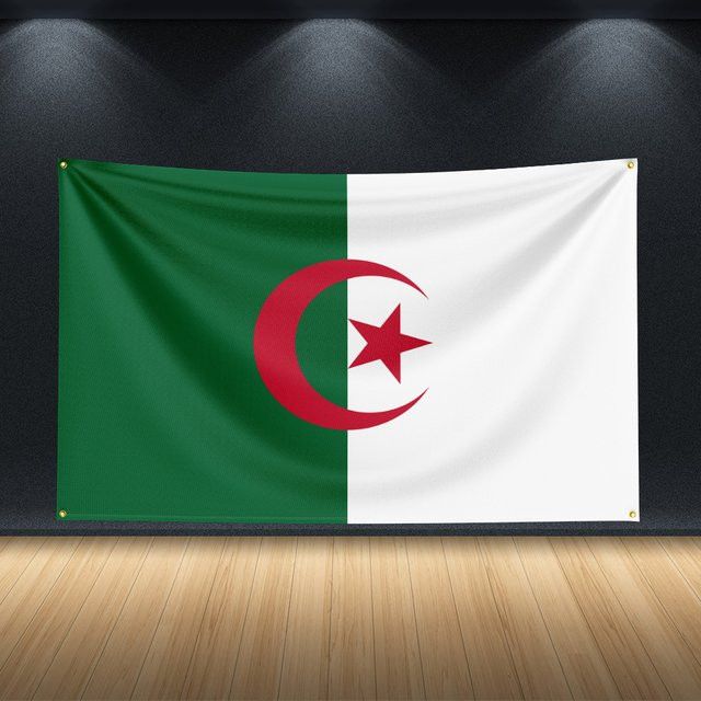PAOPAO Algerien Flagge grün B/H: 91,44 x 152,4 cm - Bild 1