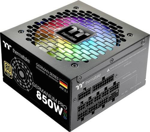 Thermaltake Germanium Pro RGB 850W PC-Netzteil, 80 Plus Gold, Schwarz, Multicolour - Bild 1