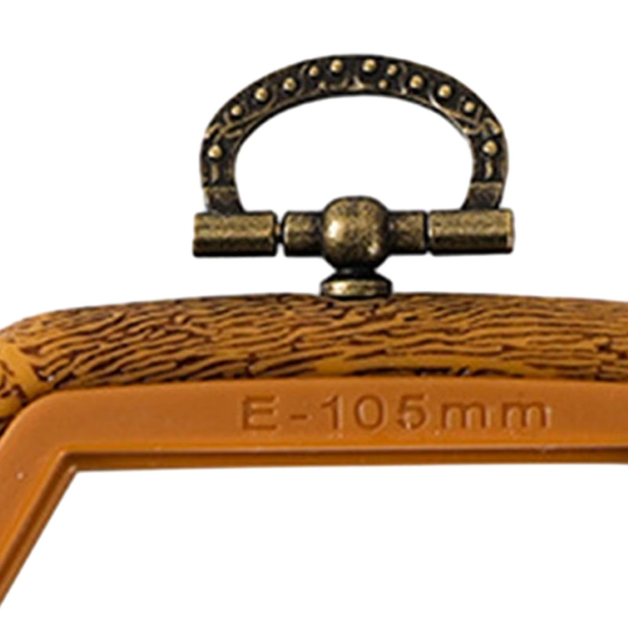 Homyl Stickerei-Kreuzreifen für DIY-Dekoration in Braun, Durchmesser: 10,5 cm - Bild 2