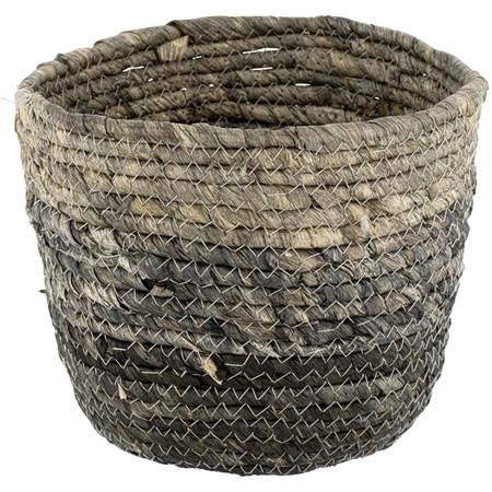 Wenko Aufbewahrungskorb Coppitella Blau aus 100% Naturfaser B: 22,0 cm, T: 16,0 cm