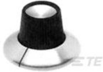 TE Connectivity Drehknopf mit Skala Schwarz Durchmesser: 29,7 mm - Bild 1
