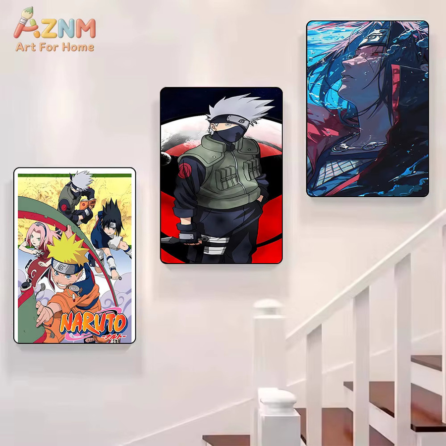 Kayou Naruto Team 7 Leinwandgemälde mit Uzumaki Naruto, Sasuke, Sakura und Kakashi als Wandkunstdruck in Mehrfarbig, rechteckig und ohne Rahmen - Bild 5