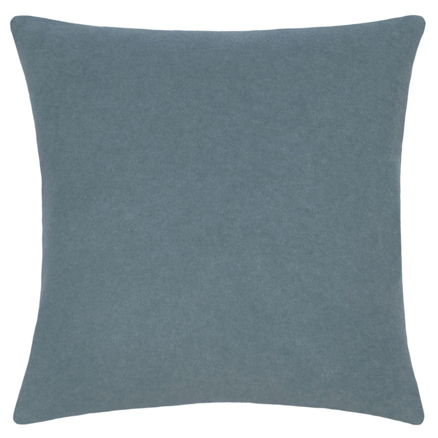 Zoeppritz Soft-Fleece Kissenhülle Blau, Quadratisch, B/T/H: 50 x 50 x 1 cm - Bild 1
