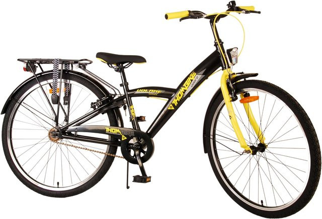 TPFSports Thombike Kinderfahrrad, 26 Zoll, Gelb, 2 Handbremsen - Bild 1