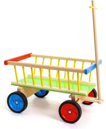 HolzFee Handwagen Hawa Leiterwagen Bunt Lackiert