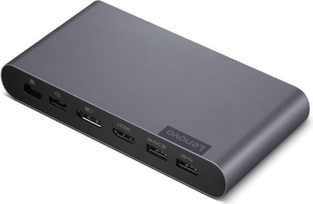 Lenovo USB-C Universal Business Dock in Grau mit HDMI und DisplayPort - Bild 1