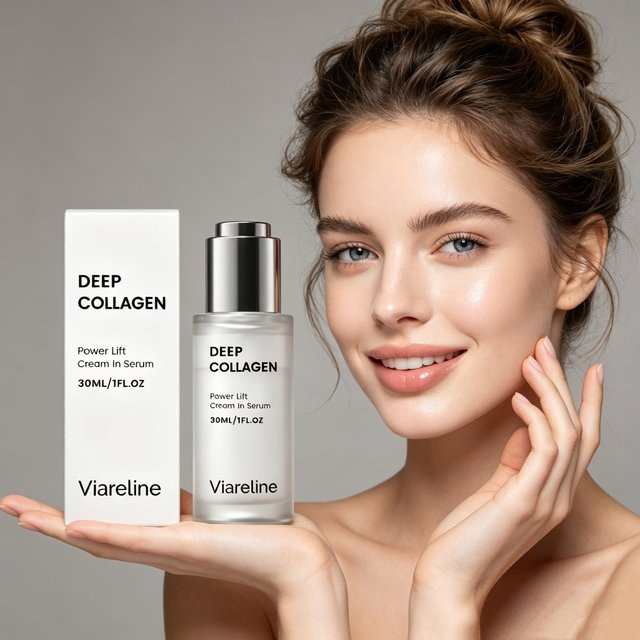 Viareline Kollagen-Serum, Gesicht, Reife Haut, Unisex - Bild 1